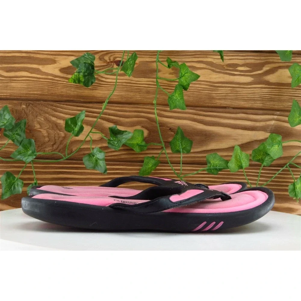 adidas Youth Girls Shoes Size 6 M Black Flip Flop Synthetic‎
